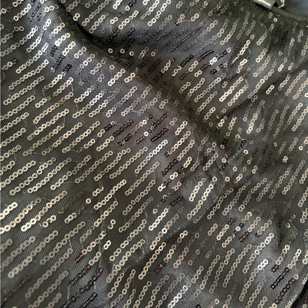 Lane Bryant Black Sequin One-Shoulder Dress - Picture 8 of 10
